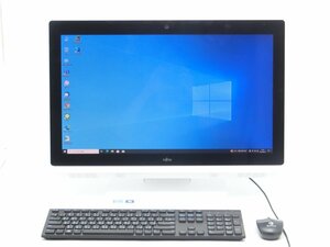 中古 一体型パソコン Win10+office 富士通 FH77/ED core i7-2670QM/新品SSD512GB/メモリ8GB/無線内蔵/23インチ/カメラ　地デジOK　送料無料