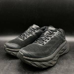 M2604 HOKA ONE ONE ホカ オネオネ BONDI 7 ボンダイ ランニングシューズ スニーカー レディース US6/23.0cm ブラック 黒 1110519