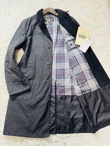 Barbour バブアー●MASTERS COAT コート ロング●メンズ●L相当 S●黒 ブラック