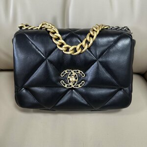 新品未使用 ★CHANEL シャネル★CHANEL 19 AS1160 ラムスキン ディズヌフ フラップバッグ ハンド チェーンショルダーバッグ ブランド