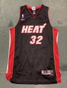 リーボック NBA　マイアミヒート　HEAT　32　ユニホーム サイズＬ　シャキールオニール