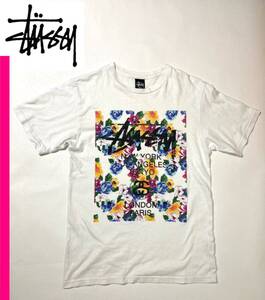 STUSSY WORLD TOUR ステューシー ワールドツアー 花柄 Sサイズ