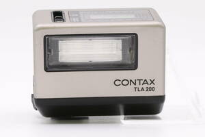 美品 CONTAX コンタックス TLA200 テスト発光確認済//022706