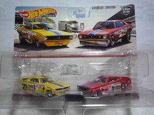 ホットウィール　カーカルチャー　２pack　「’72 PLYMOUTH CUDA DC & PLYMOUTH DUSTER FUNNY CAR」 スネイク＆マングース