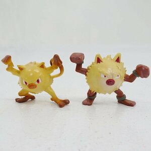 ★中古★トミー ポケモン モンスターコレクション マンキー オコリザル 2体セット(TOMY/モンコレ/レトロ/当時物)★【TY712】