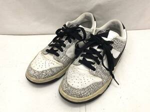 NIKE ナイキ スニーカー ダンクロー GS ブラックXホワイトXグレー 25cm 24071202