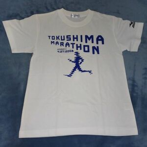 マラソン・Tシャツ（2008とくしまマラソン・デザイン）半袖・Sサイズ