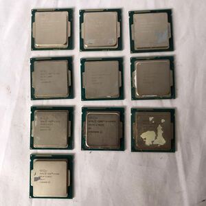 Intel Core CPUi5 i5-4460x2個　4440x1個　4440Sx1個　4570x3個　4570TEx1個　4590x1個　4670x1個　　10個まとめ売り