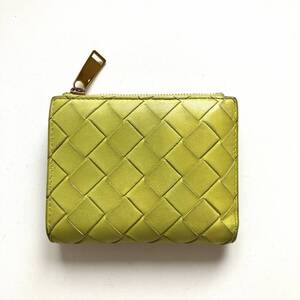 ボッテガヴェネタ　BOTTEGA VENETA 二つ折り財布　イントレチャート　送185