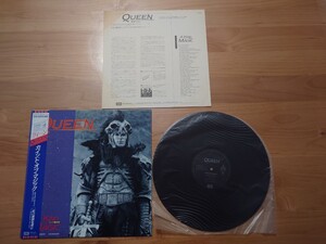 ★クイーン QUEEN★カインド・オブ・マジック A Kind of Magic★帯付★12インチレコード★歌詞カード汚れあり★中古品 ★OBI