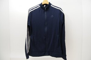 coco 中古 アディダス adidas レディース OT 紺 ネイビー 長袖 フルジップ アウター レターパックプラス発送可 67323