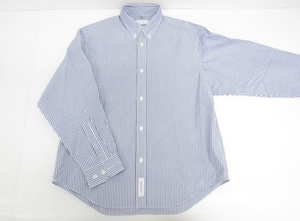 WTAPS ダブルタップス 23SS BD LS CTPL OXFORD COOLMAX 長袖 ストライプシャツ 231GWDT-SHM03★FG7248