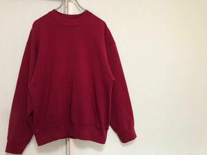 80sヴィンテージMADE IN USA アメリカ製BVDエンジカラー無地スウェットsize L ビッグサイズ