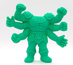 キン消し　パート ２１　アシュラマン　（ F ）　首無し　緑色　　キン肉マン　フィギュア　悪魔　キンケシ　kinnikuman figure　Ashuraman