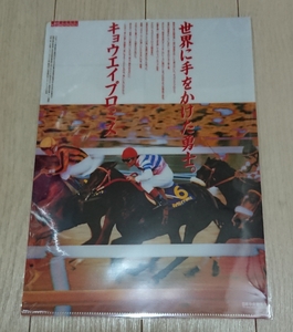 即決！来場ポイントキャンペーン当選品！JRAヒーロー列伝No.16 キョウエイプロミス クリアファイル 新品未開封