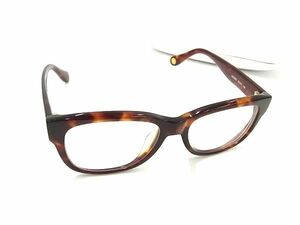 1円 ■美品■ Vivienne Westwood ヴィヴィアンウエストウッド AN33602 オーブ アングロマニア 度入り メガネ 眼鏡 ブラウン系 FD1517