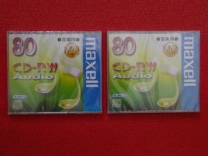 音楽用 CD-RW 80 録音用 CD-RW Audio 80 書き換え型 maxell マクセル 1-2枚 CDRWA80MQ.1TP