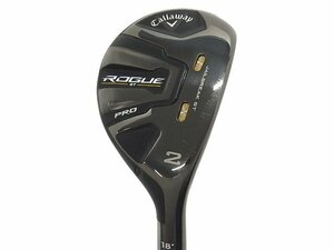 ■キャロウェイ■ROGUE ST PRO■2U■18■S■Fujikura MC 80 for CW■中古■1円～