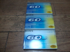 ★ 新品 SONY ハイポジションカセットテープ ３個セット 60分 CDixⅡ C-60CDX2H 60分 ★