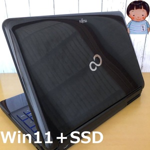 ★美品★快速【初心者】☆最新Windows11＋新品SSD256GB☆i5/8GB/Wi-Fi/Webカメラ/HDMI/ブルーレイ/テンキー/Office ★中古 即決 富士通