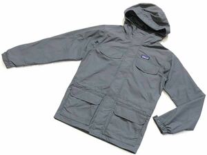 ■ Patagonia パタゴニア ■ PO231172 ロゴ ラベル バギーズ パーカ ジャケット グレー XS