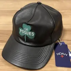 【新品】 Noah Pogues 5-Panel Leather Cap