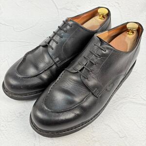 PARABOOT パラブーツ シャンボード Uチップ 外羽根 パラテックス 黒 ブラック 7.5 26cm フランス製 ノルヴェイジャン製法 リスレザー