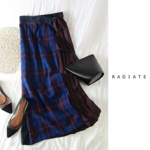 超美品☆ラディエイト RADIATE☆チェック柄スカート 38サイズ SCOT CLUB☆Y-F 0450