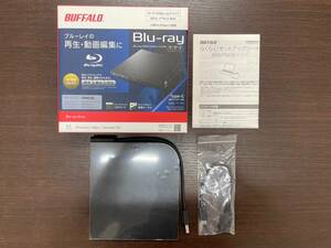 #30134 バッファロー BUFFALO ポータブル 外付け ブルーレイドライブ Blu-ray Drive BRXL-PT6U3-BKE 通電確認済