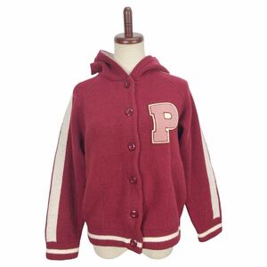 PINK HOUSE ピンクハウス　レディース　レッド　ニット　パーカー ジャケット　トップス　