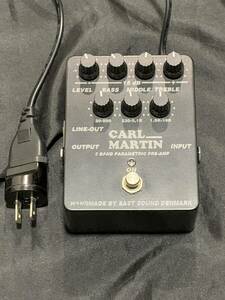 美品 Carl Martin 3Band Parametric Pre-Amp ダイレクトボックス DI