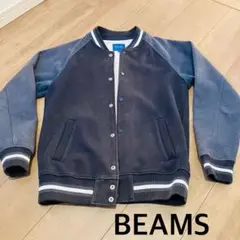 BEAMS スタジャンネイビー　Mサイズ