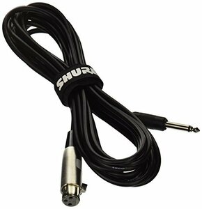 SHURE マイクケーブル (6.1m) XLR3ピン メス(クローム)⇒フォーンプラグ C20AHZ 【国内正規品】(中古品)　(shin