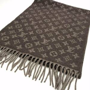 ★極美品★LOUIS VUITTON ルイヴィトン エシャルプ モノグラム グラディエント ヘーゼルナッツ／ブラウン マフラー ストール M70258