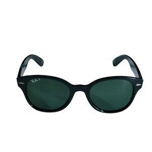 美品 Ray-ban レイバン Polarized セルフレーム ウェリントン型 サングラス 眼鏡 アイウェア RB4141 601/58 ブラック