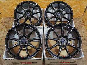 ★軽量★18inch 8.5J+45 5H100 新品 人気 クロススピードRS9 ホイール 1台分 タイヤset可能 COROLLASPORT CELICA PRIUS 86 BRZ IMPREZA GM