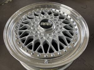 pcd 4×100 16inch BBS RS 6 1/2J×16H2ET50 2本 6 1/2J×16H2ET48 2本 センターキャップ 4枚 リバレル pcd加工 中古品