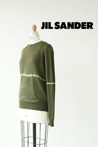 JIL SANDER ジルサンダー ウール シルク グラデーション 薄手 ニット セーター size36 1011390 