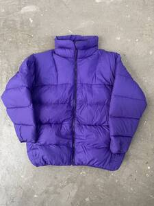 希少！美品！USA購入！80s 90s 黒タグ！Eddie Bauer エディバウワー グースダウンジャケット アウトドア 大きいサイズ(M)