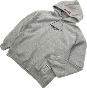 Champion × MILKFED. スウェット プルオーバー パーカー M ビッグシルエット ゆるだぼ ストリート 古着 チャンピオン ミルクフェド■BC251