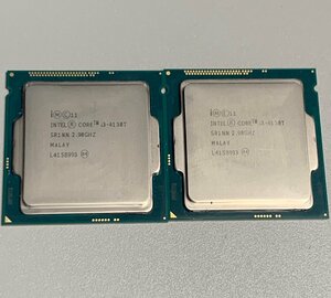 【動作品】中古 CPU Core i3-4130T 2枚セット 付属品無し LGA1150