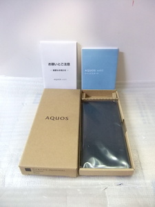 SHARP AQUOS wish3 A302SH Black Android 未使用品