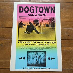 ポスター『Dogtown and Z-Boys』2001★Zephyr/ゼファー/ドッグタウン/ジェイ・アダムス/トニー・アルヴァ/ステイシー・ペラルタ/VANS