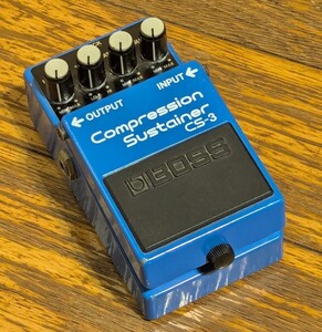 ほぼ発売初年度87年6月製 超名機ロングセラー！ BOSS CS-3 コンプレッサー 日本製 MADE IN JAPAN 動作確認済 ACA電源対応