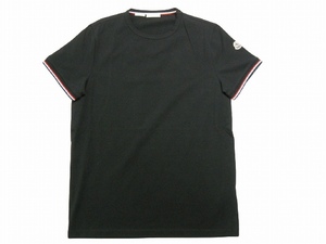 サイズS■新品 本物保証■モンクレール/MAGLIA T-SHIRT/ロゴ半袖Tシャツ/ストレッチ/TEE/カットソー/メンズ/MONCLER/999/ブラック/黒