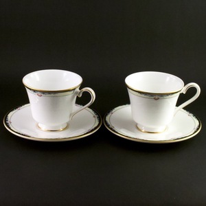 イギリス ロイヤル ドルトン（Royal Doulton） RHODES ソーサ＆カップ 未使用品