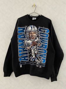 Dallas Cowboys スウェット M 1993 Troy Aikman ダラス・カウボーイズ トロイ・エイクマン MADE IN U.S.A. NFL OFFICIAL FAN ビンテージ