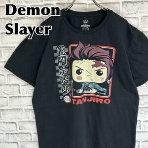 Demon Slayer 鬼滅の刃 竈門炭治郎 POP! Tシャツ 半袖 輸入品 春服 夏服 海外古着 テレビ アニメ ロゴ キャラ 漫画 デーモンスレイヤー