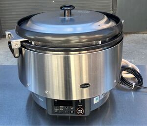 【動確済み】2021年 美品 リンナイ 業務用 ガス炊飯器 RR-S500G2-H 都市ガス 3.6～9L（3.0～7.5kg）5升 Rinnai 業務用炊飯器 厨房 大阪