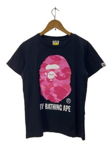 A BATHING APE◆Tシャツ/S/コットン/BLK